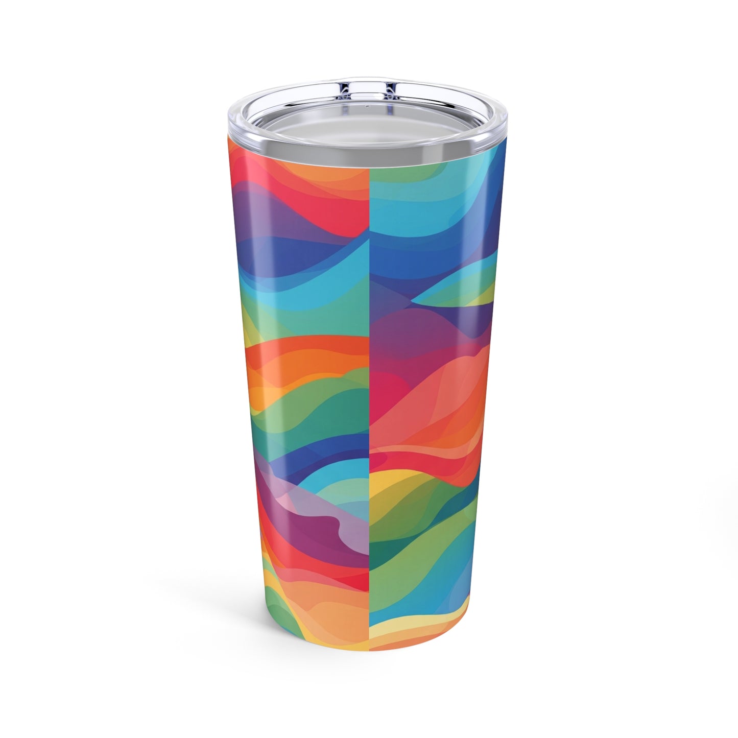20oz Stainless Steel Printed Tumbler With Double Wall Vacuum Insulation Spill Resistant Travel Mug Durable