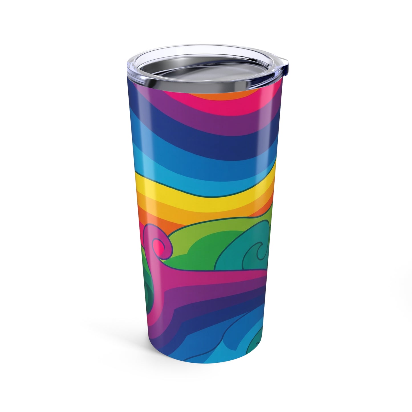 20oz Stainless Steel Tumbler With Double Wall Vacuum Insulation Leak Proof Lid Travel Mug Keeps Beverages Hot Or