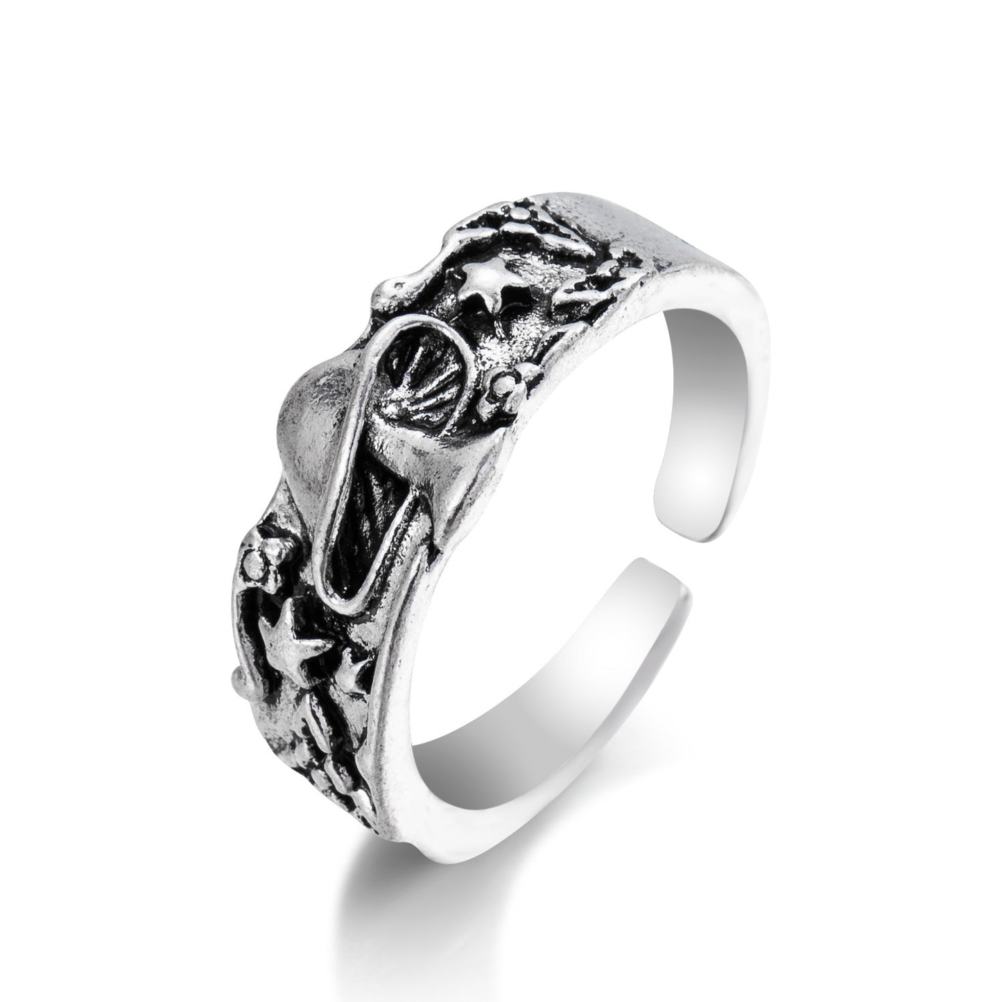 Trendy Animal Design Alloy Ring for Men Women Jewelry Gift