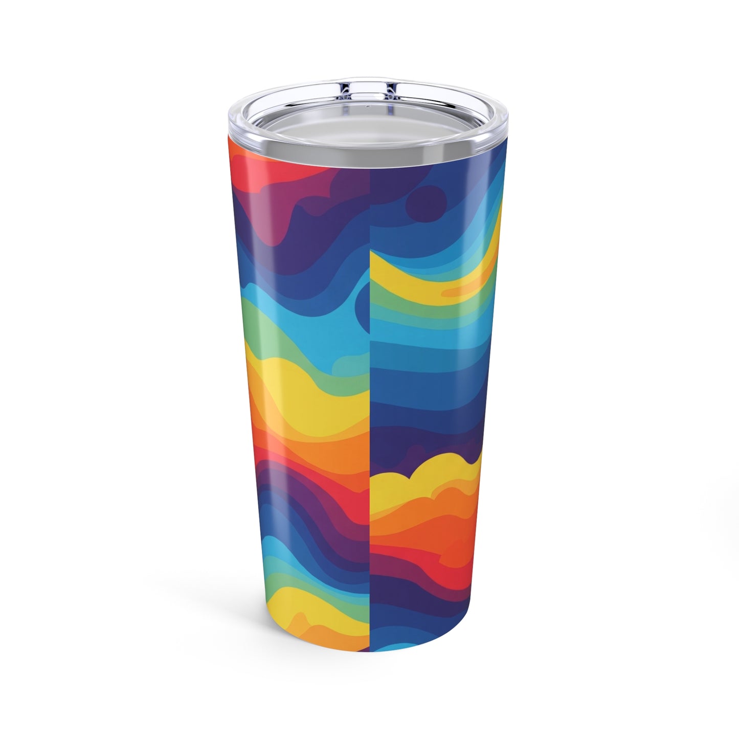 20 Oz Metal Printed Travel Mug With Double Wall Vacuum Insulation Leak Proof For Hot And Cold Beverages Dishwasher