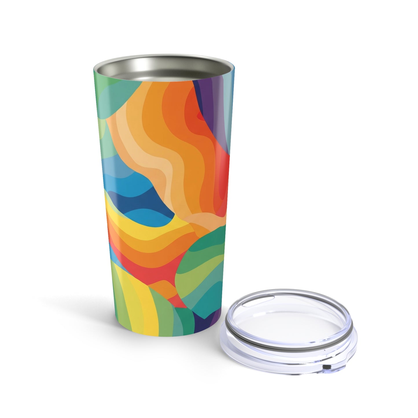 20oz Stainless Steel Tumbler With Double Wall Vacuum Insulation Leak Proof Printed Travel Mug For Hot And Cold