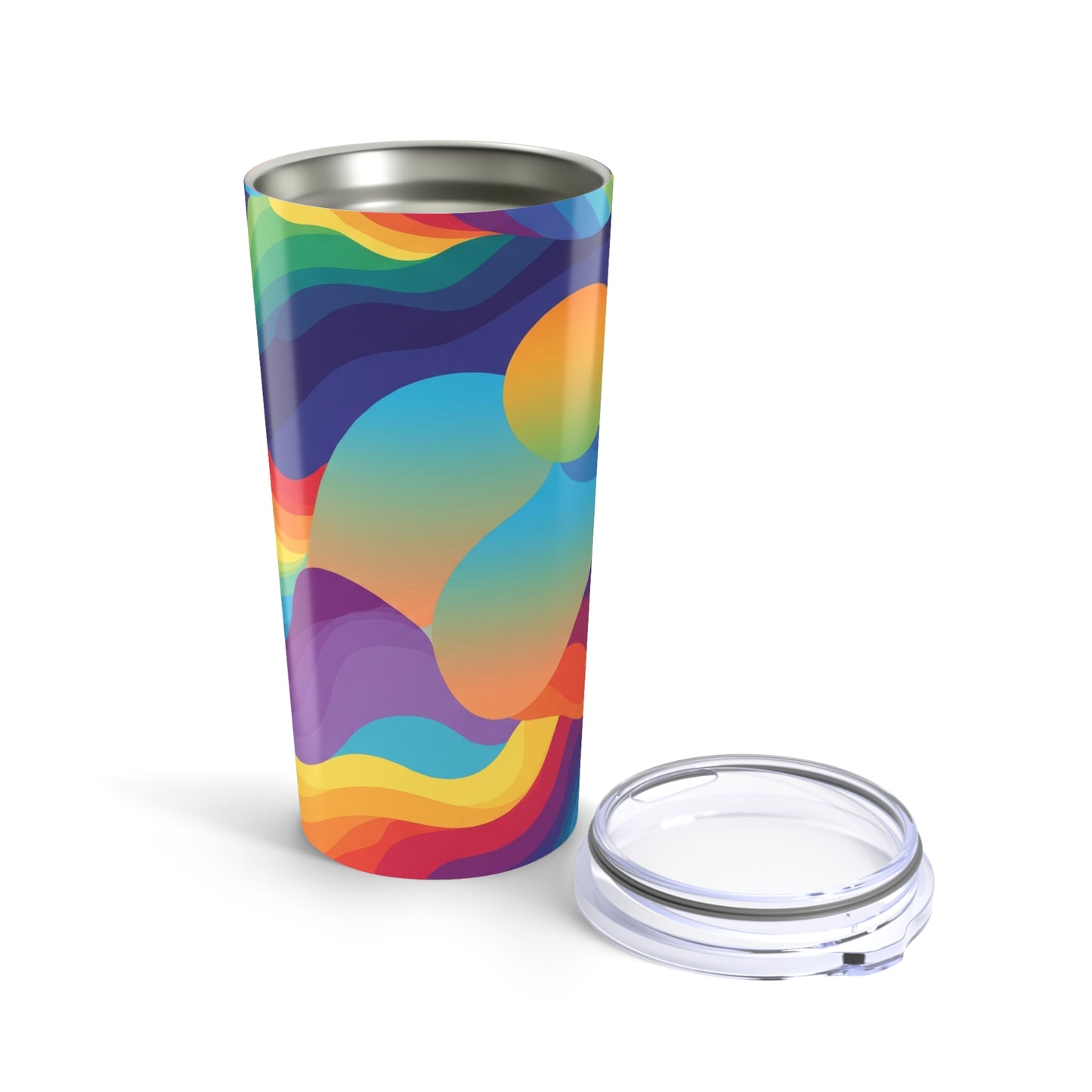 20oz Double Wall Insulated Travel Mug With Lid Durable Stainless Steel Keeps Hot Or Cold Spill Resistant