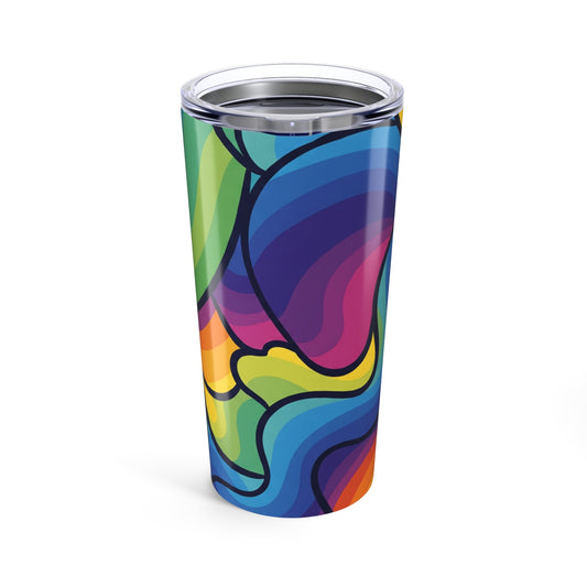 20 Oz Stainless Steel Tumbler With Double Wall Vacuum Insulation Leak Proof Durable Hot And Cold Beverages Travel