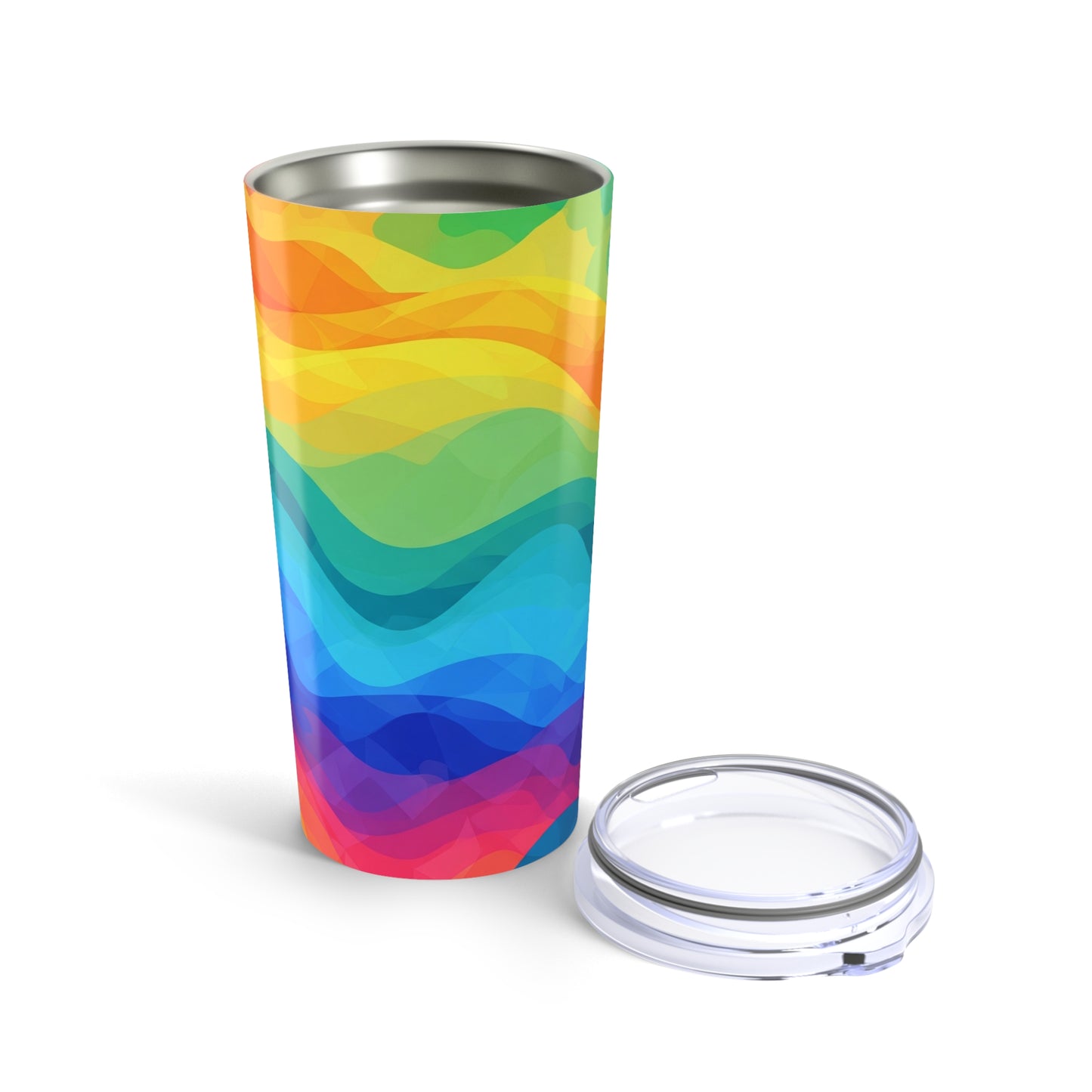 20 Ounce Stainless Steel Tumbler With Double Wall Vacuum Insulation Spill Resistant Mug Lid For Hot And Cold
