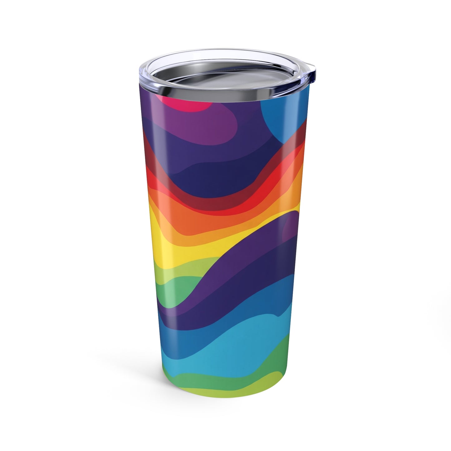 20oz Stainless Steel Tumbler Vacuum Insulation Leak Proof Travel Mug Printed Design Keeps Beverages Hot Or Cold