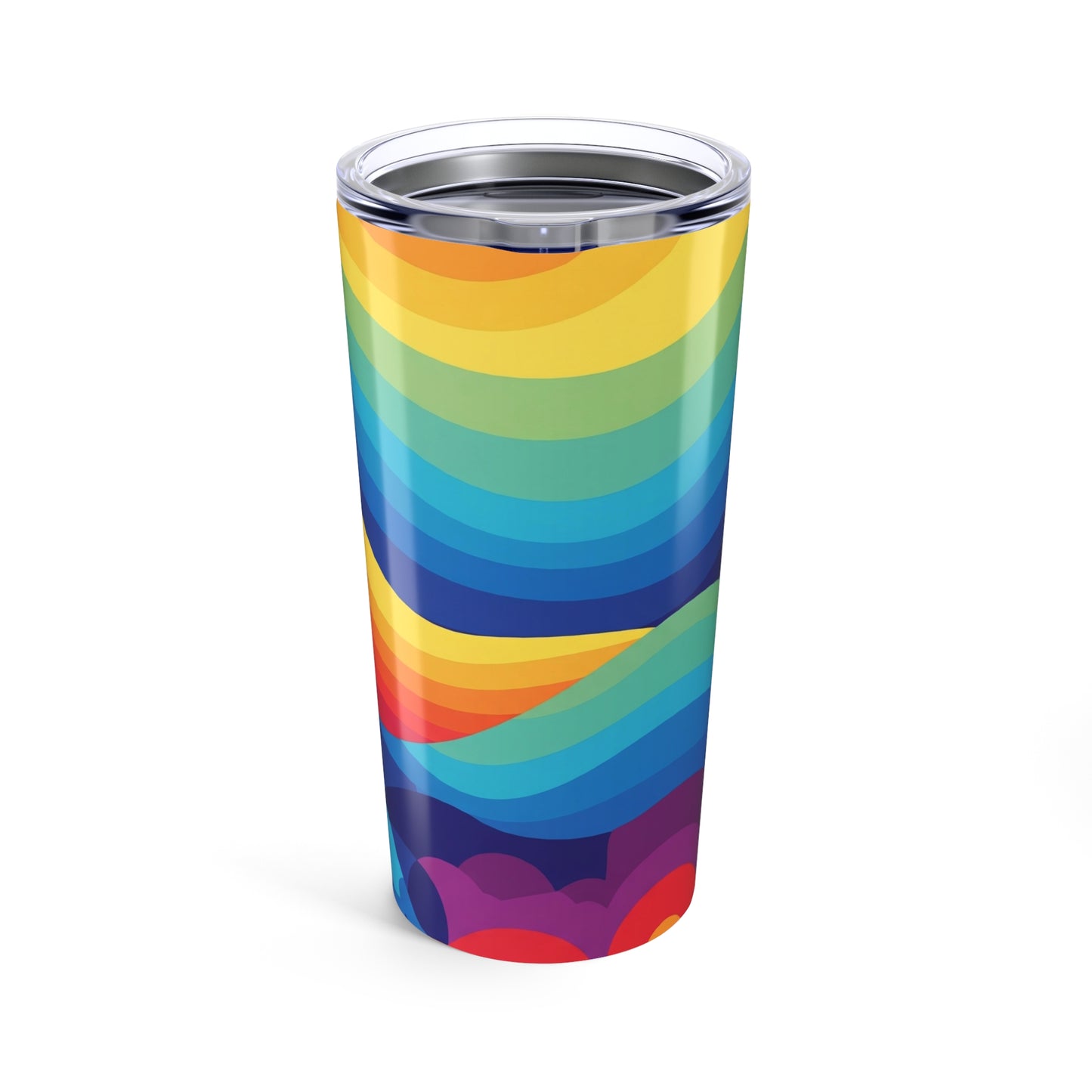 20oz Steel Travel Mug With Printed Artwork Double Wall Vacuum Insulated Leak Proof Durable For Hot And Cold Drinks