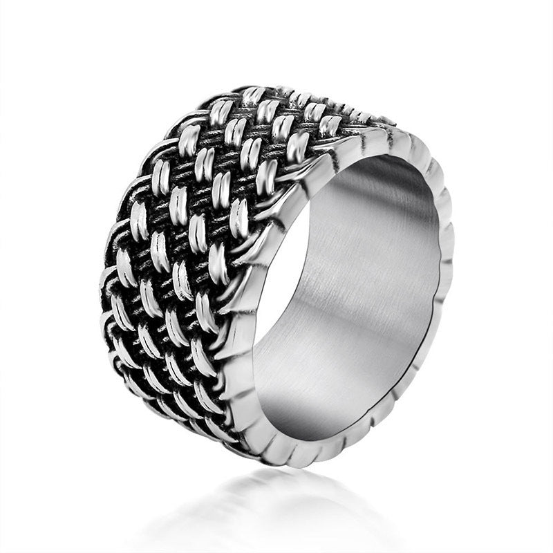 Love Intertwined With Retro Personality Domineering Ring