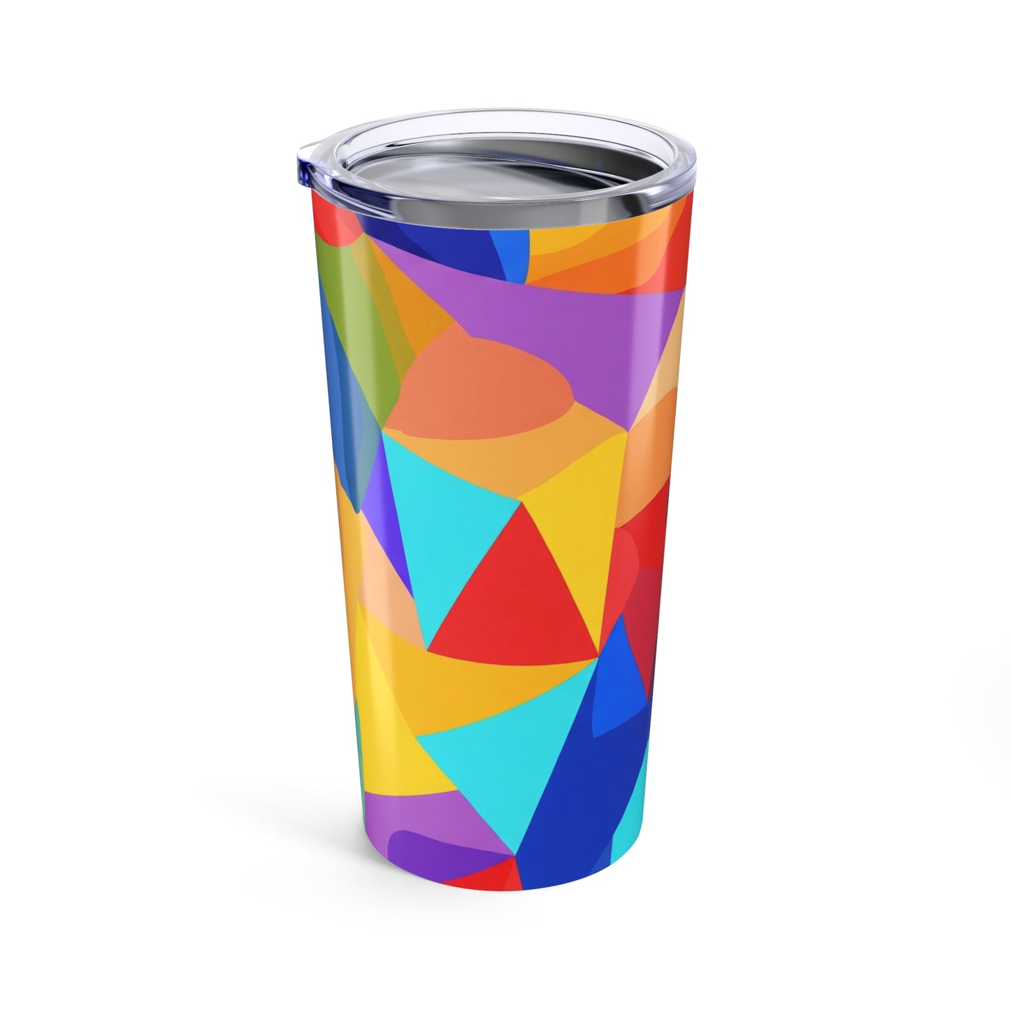 20 Oz Metal Travel Mug With Double Wall Vacuum Insulation Spill Resistant Printed Design For Hot And Cold Drinks