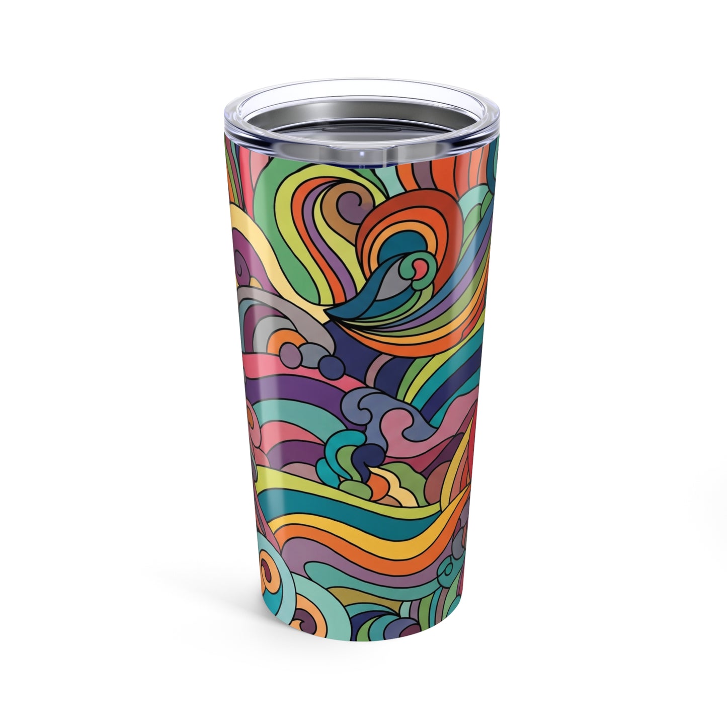 20oz Stainless Steel Travel Mug With Double Wall Vacuum Insulation Leak Proof Durable For Hot Or Cold Drinks All