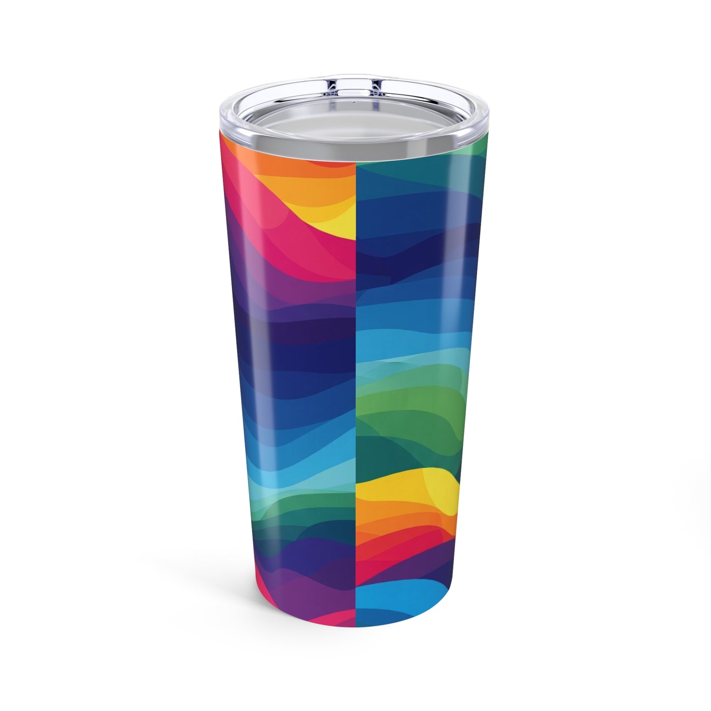20oz Stainless Steel Tumbler Double Wall Vacuum Insulation Travel Mug Printed Design Spill Resistant Dishwasher