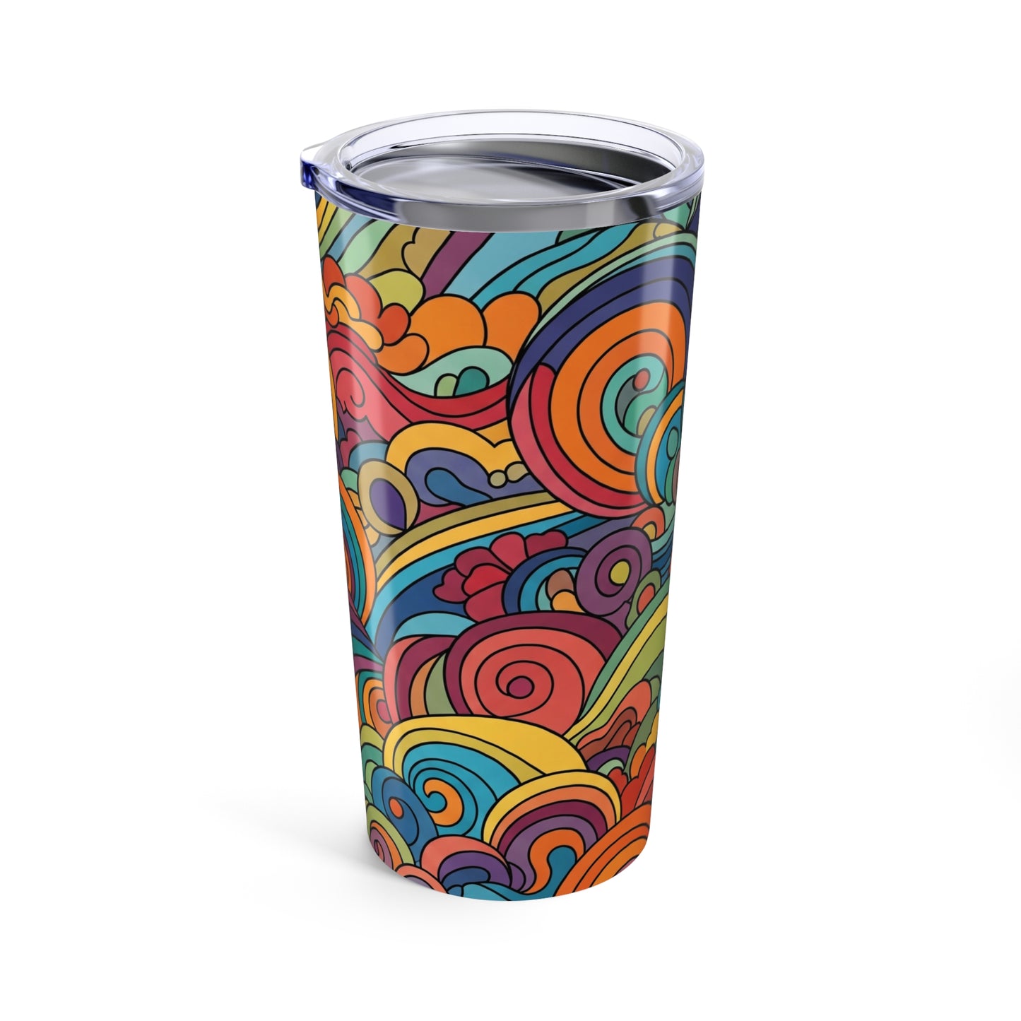 20 Oz Stainless Steel Tumbler With Double Wall Vacuum Insulation Spill Resistant Travel Mug Keeps Drinks Hot Or