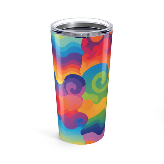 20oz Stainless Steel Tumbler With Double Wall Vacuum Insulation Spill Resistant Durable BPA Free For Hot And Cold