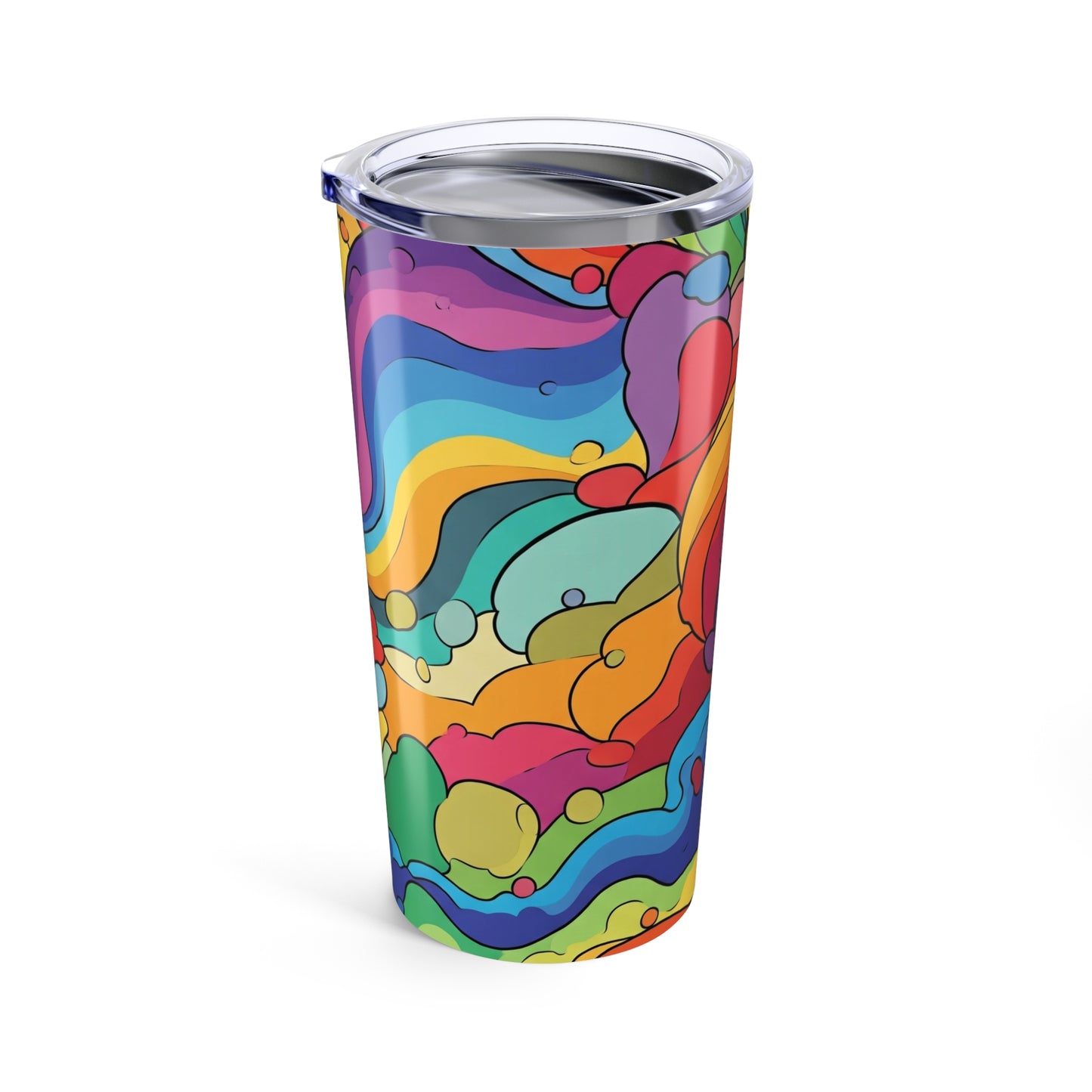 20oz Stainless Steel Tumbler Double Wall Vacuum Insulation Printed Durable For Hot And Cold Drinks Dishwasher Safe