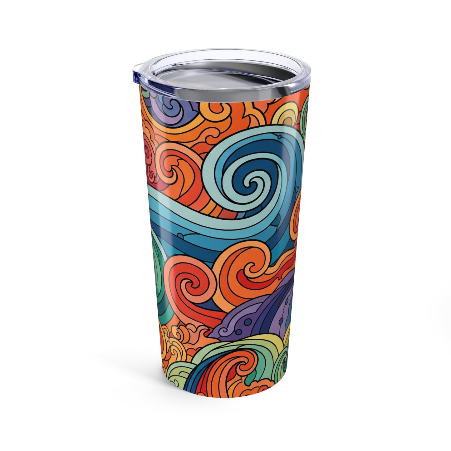 20Oz Stainless Steel Travel Tumbler With Double Wall Vacuum Insulation Spill Resistant Keeps Drinks Hot Or Cold