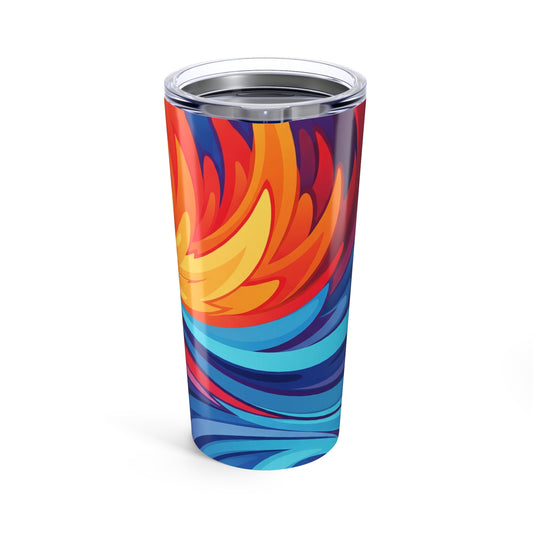 20oz Stainless Steel Tumbler With Double Wall Vacuum Insulation Leak Proof Coffee Mug Printed Graphics Drinkware