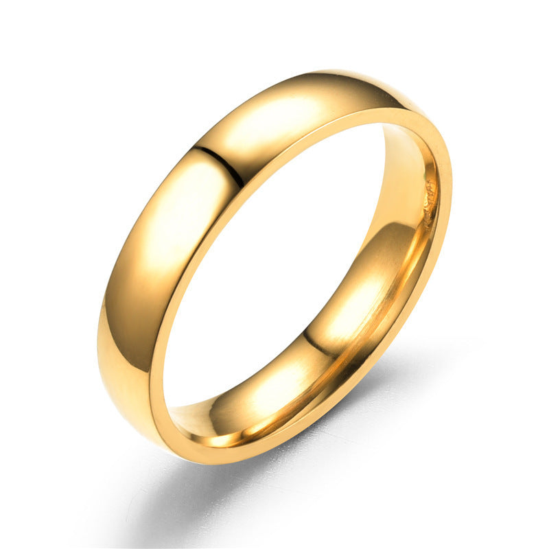 Stainless Steel Letter Number Text Ring European Fashion Statement Ring Everyday Ring Number Ring Text Ring Ring