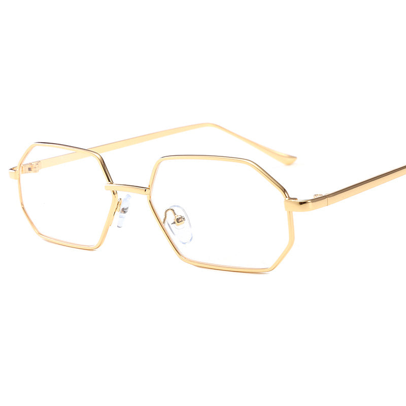 Ocean Color Sunglasses With Metal Frame And PC Lens 99 Percent Visible Light Transmission Fashion Eyewear Look