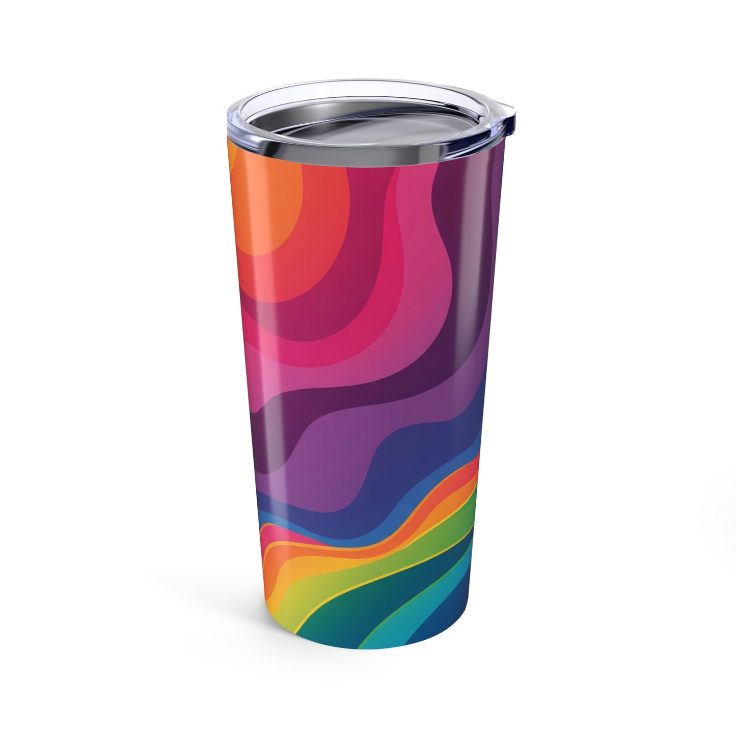 20oz Stainless Steel Travel Tumbler With Double Wall Vacuum Insulated Leak Proof Lid For Hot And Cold Beverages