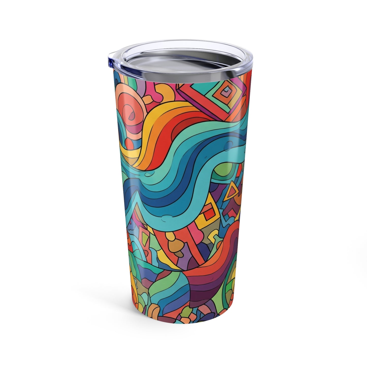 20oz Stainless Steel Tumbler With Double Wall Vacuum Insulation Spill Resistant BPA Free Hot Cold Beverage Mug