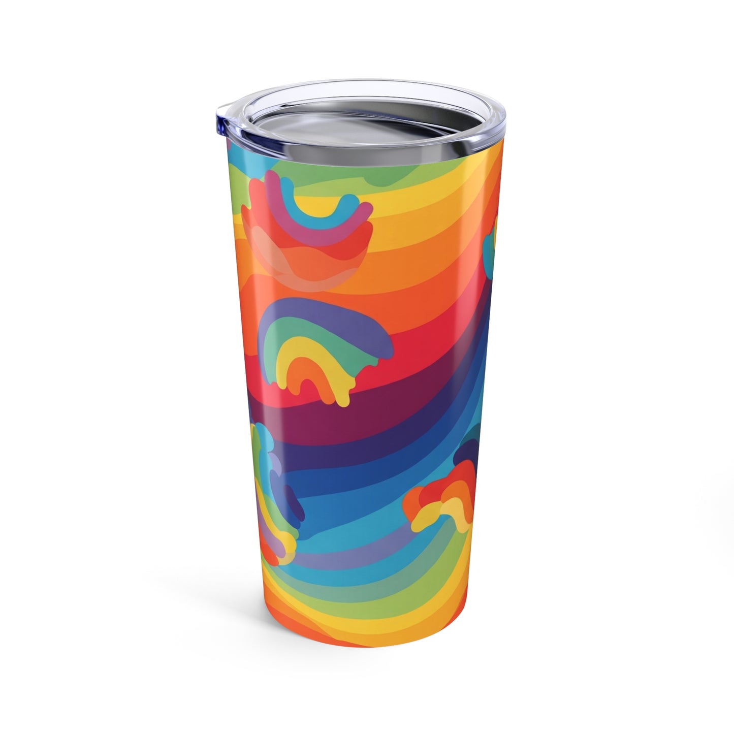 20oz Stainless Steel Tumbler Printed Design Double Wall Insulation Spill Resistant Coffee Cup For Hot Or Cold