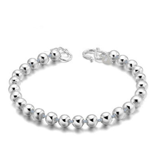 Geometric Silver Bracelet For Women Electroplated Elegant Jewelry Gift Graduation Birthday Anniversary For Her