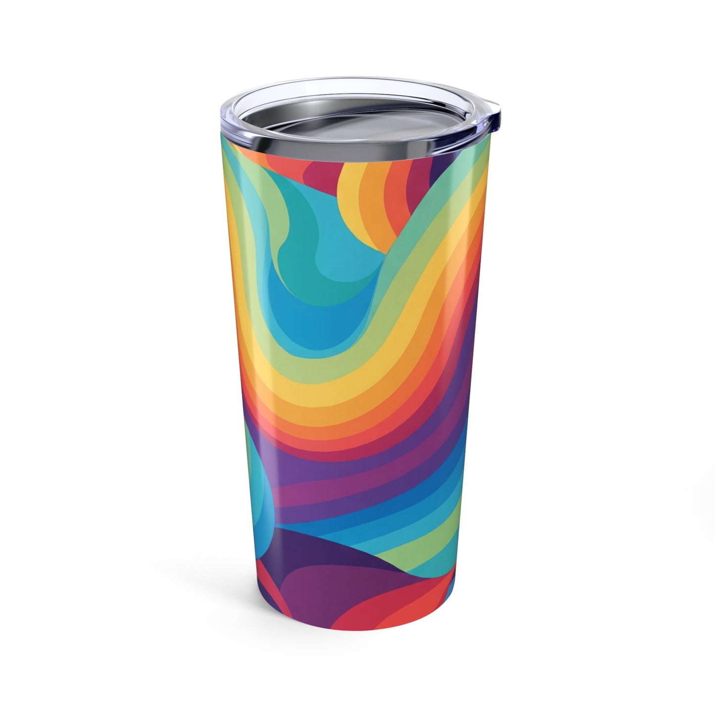 20oz Stainless Steel Insulated Tumbler With Printed Design Double Wall Vacuum Sealed Hot Cold Travel Coffee Mug