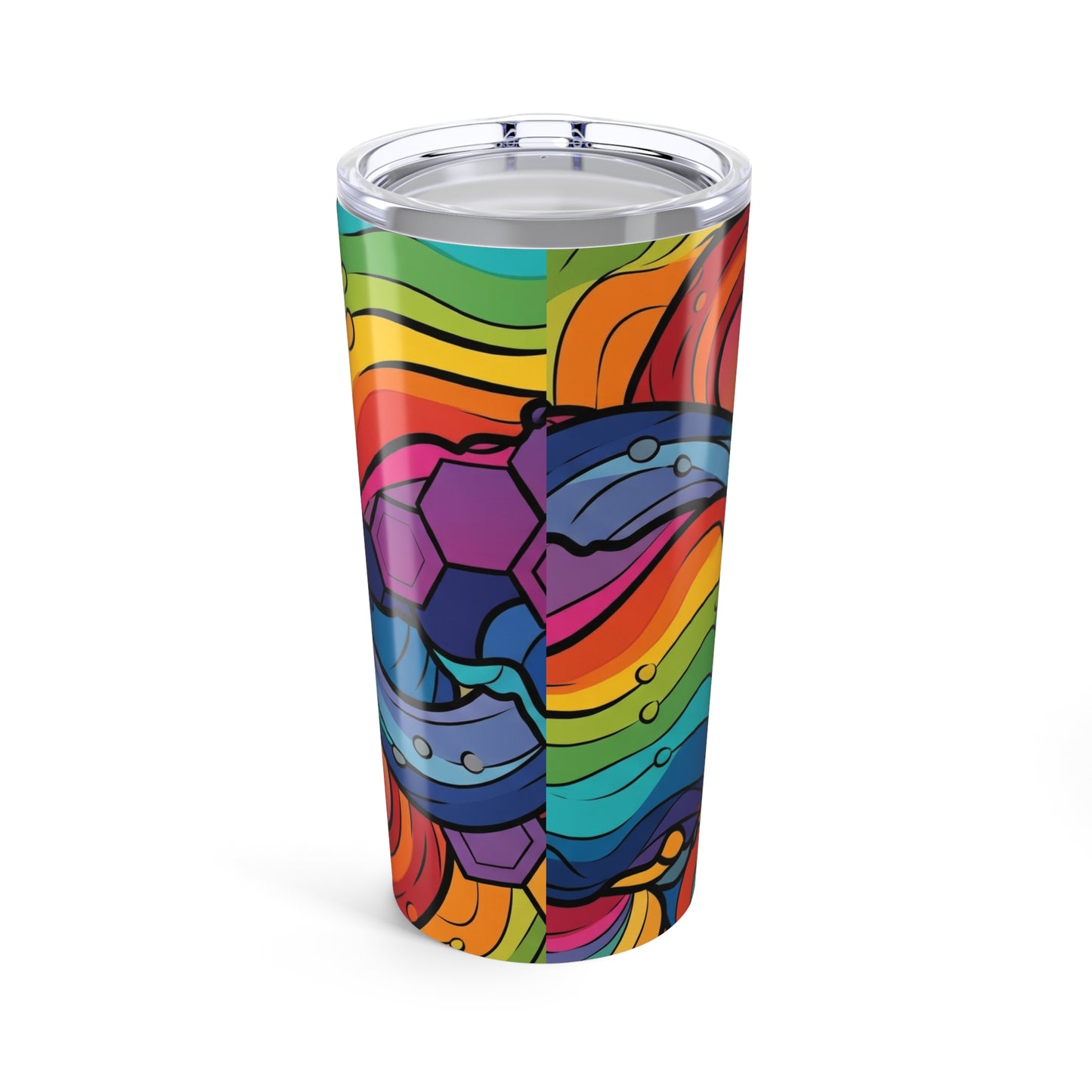 20oz Stainless Steel Travel Mug Pattern Double Wall Vacuum Insulated Spill Resistant Durable For Hot And Cold