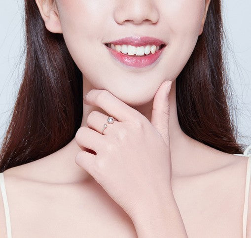 Sterling Silver Ring For Women Adjustable Opening Lightweight Thin Band Plated Stylish Minimal Design Everyday