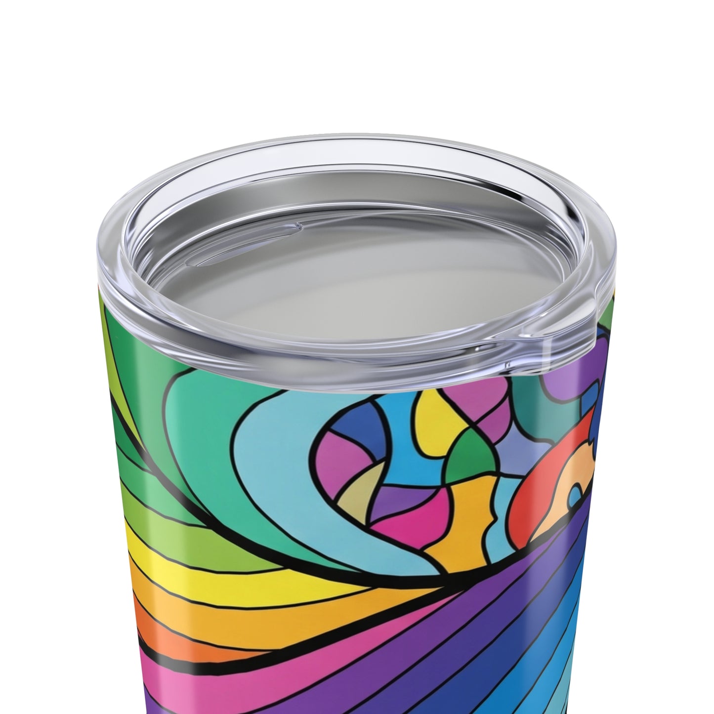 20oz Stainless Steel Travel Mug With Double Wall Vacuum Insulated Spill Resistant Thermal Printed Coffee Cup For