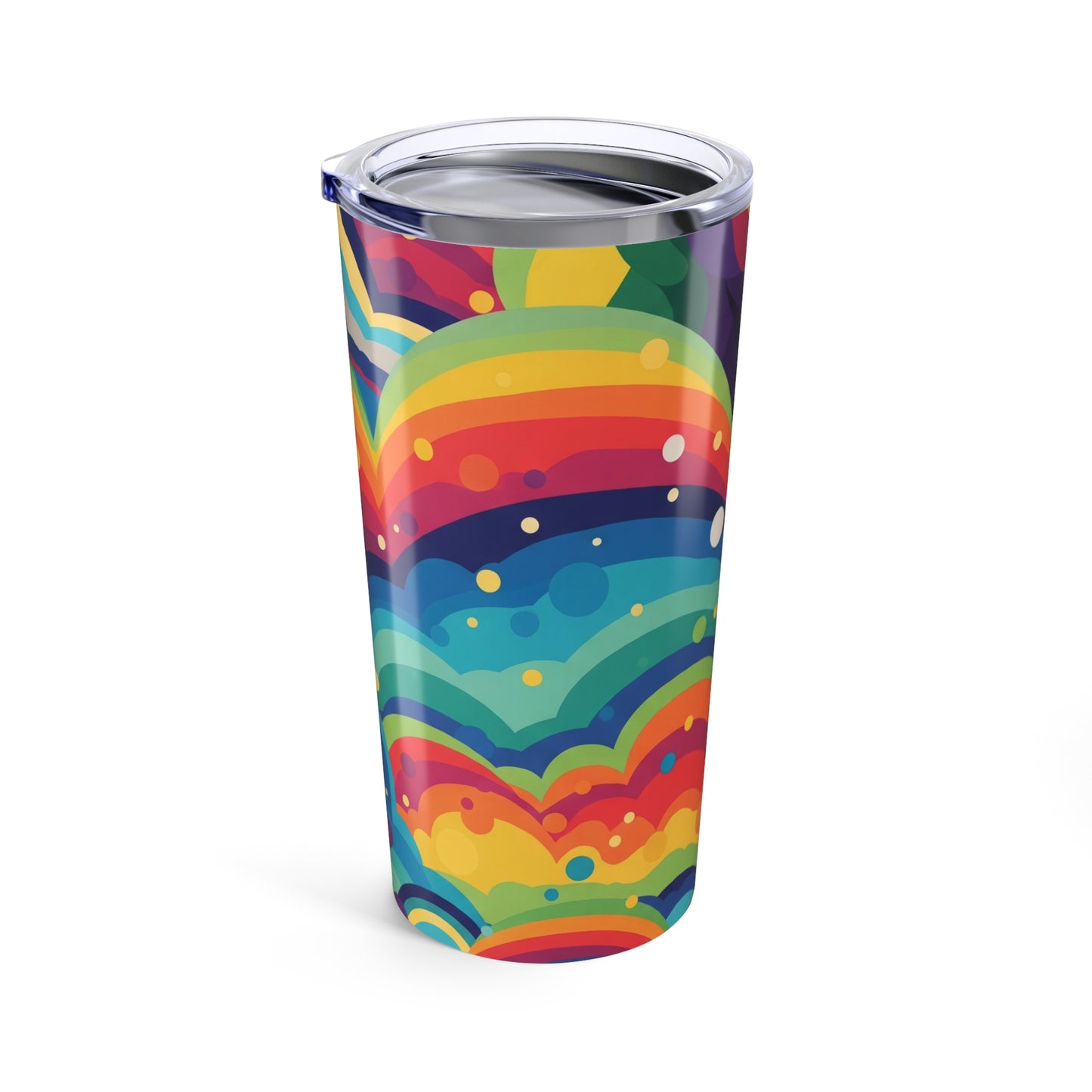 20oz Stainless Steel Tumbler With Vibrant Printed Artwork Vacuum Insulated Double Wall Leak Proof Hot Cold Travel