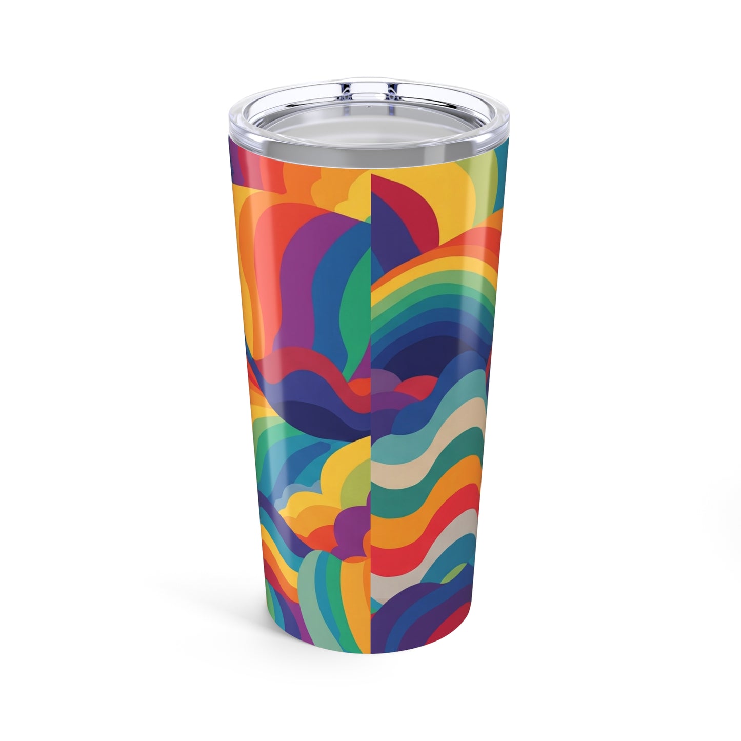 20 Oz Stainless Steel Tumbler With Double Wall Vacuum Insulation Spill Resistant Travel Coffee Mug With Printed