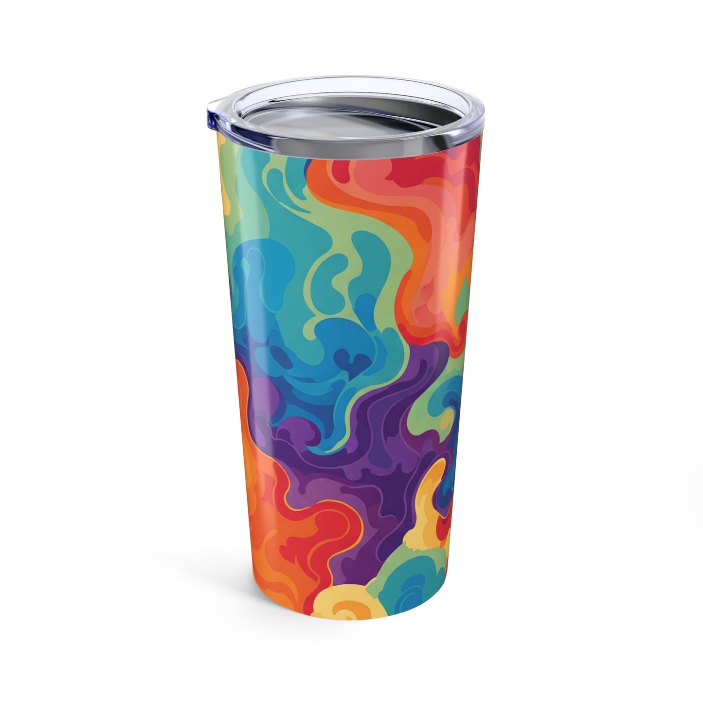 20oz Stainless Steel Tumbler Double Wall Vacuum Insulation Spill Resistant Thermal Printed Travel Mug Hot Or Cold