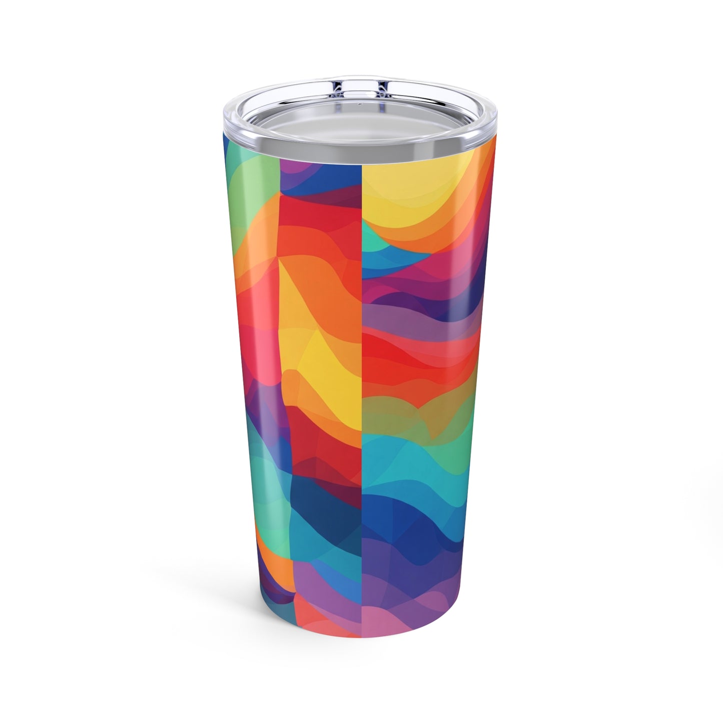20oz Stainless Steel Travel Mug With Printed Design Double Wall Insulation Leak Proof For Hot Beverages For Daily