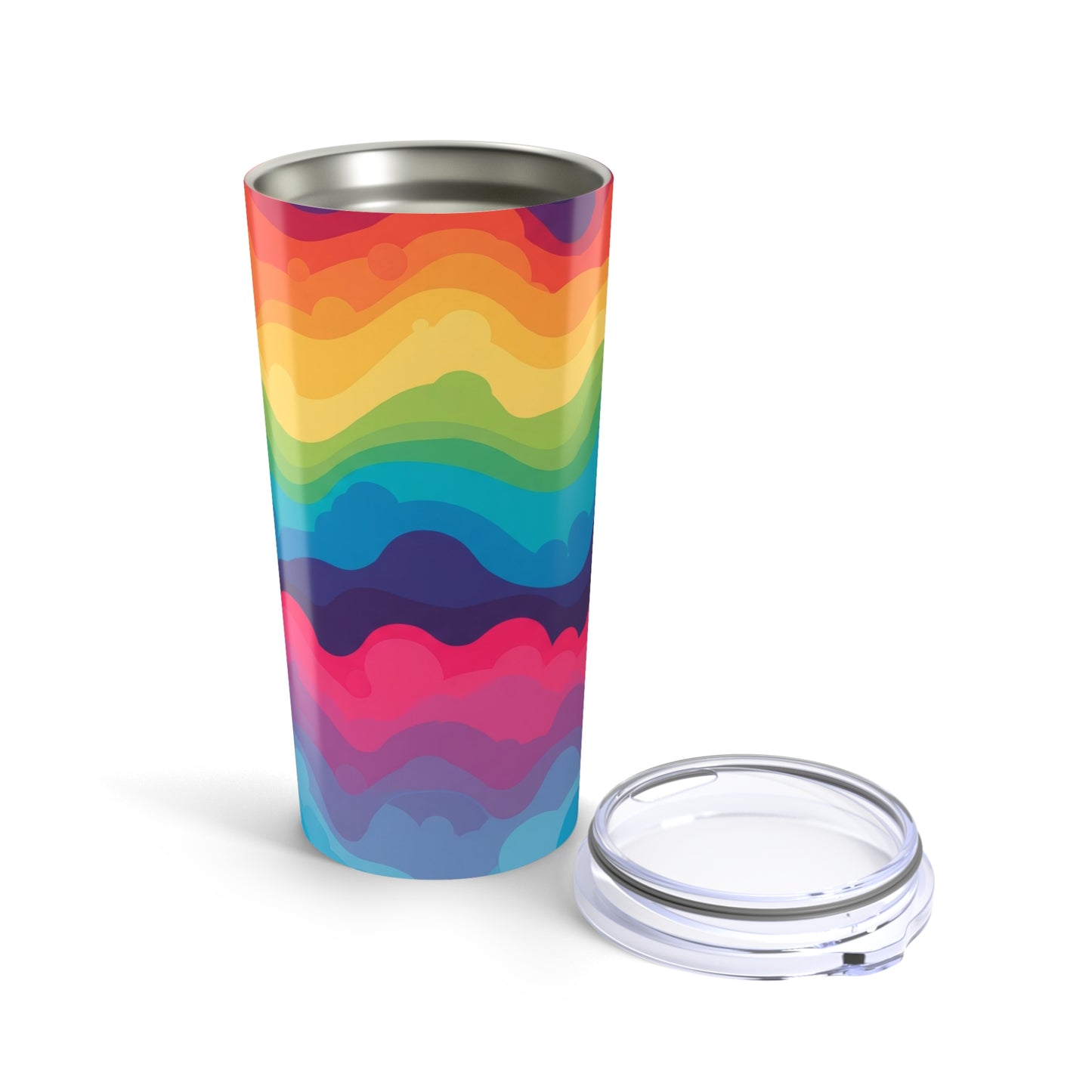 20oz Stainless Steel Tumbler With Double Wall Vacuum Insulation Travel Mug Spill Resistant For Hot And Cold Drinks