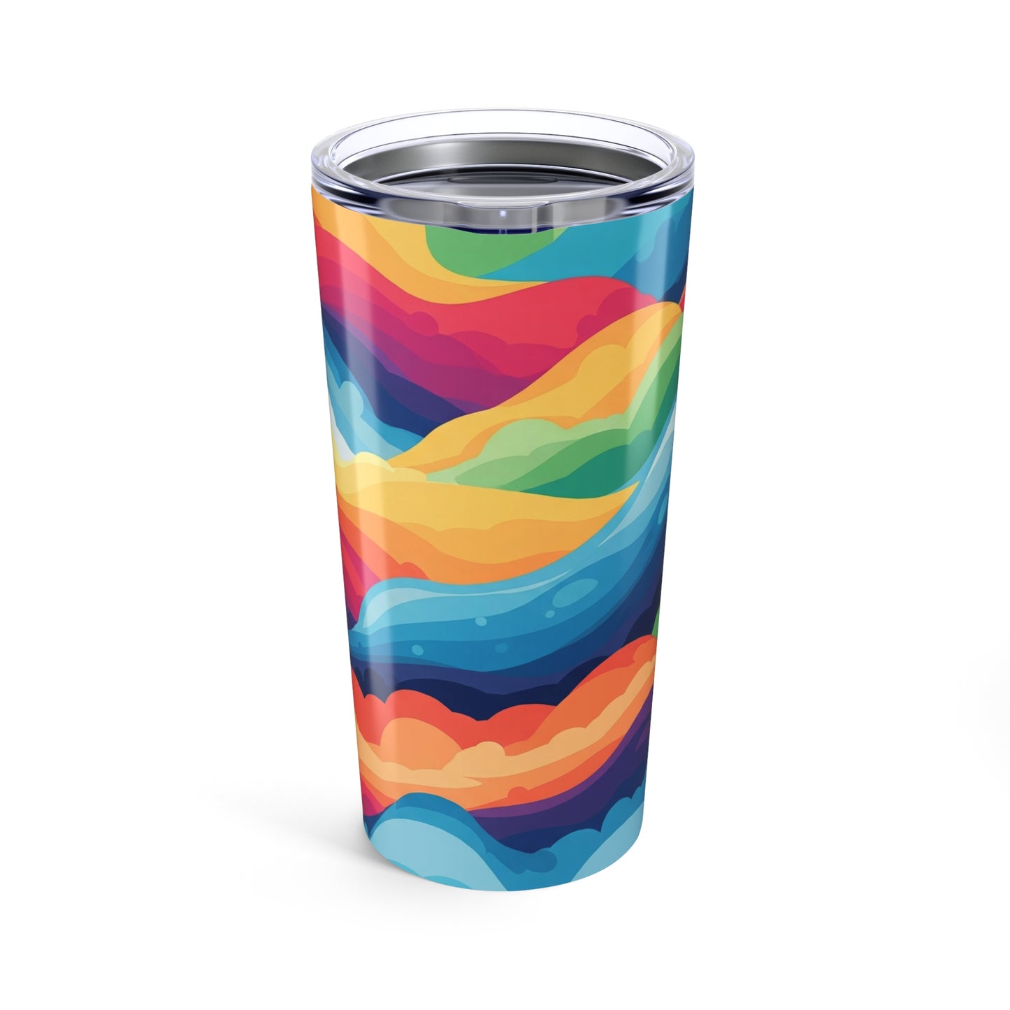 20oz Stainless Steel Travel Mug With Design Double Wall Vacuum Insulated Spill Resistant Durable Beverage Container