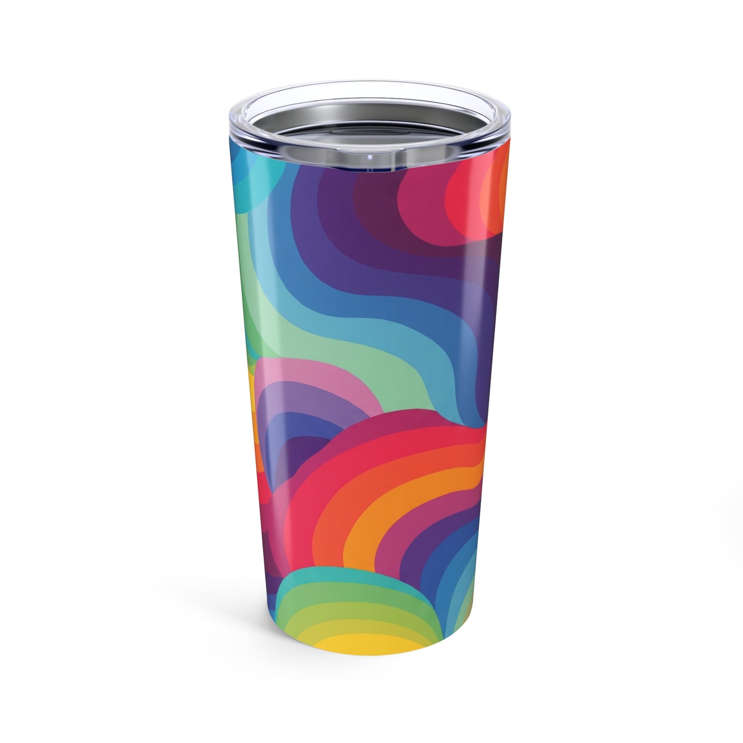 20oz Stainless Steel Tumbler With Double Wall Vacuum Insulation Leak Proof Printed Design For Hot And Cold
