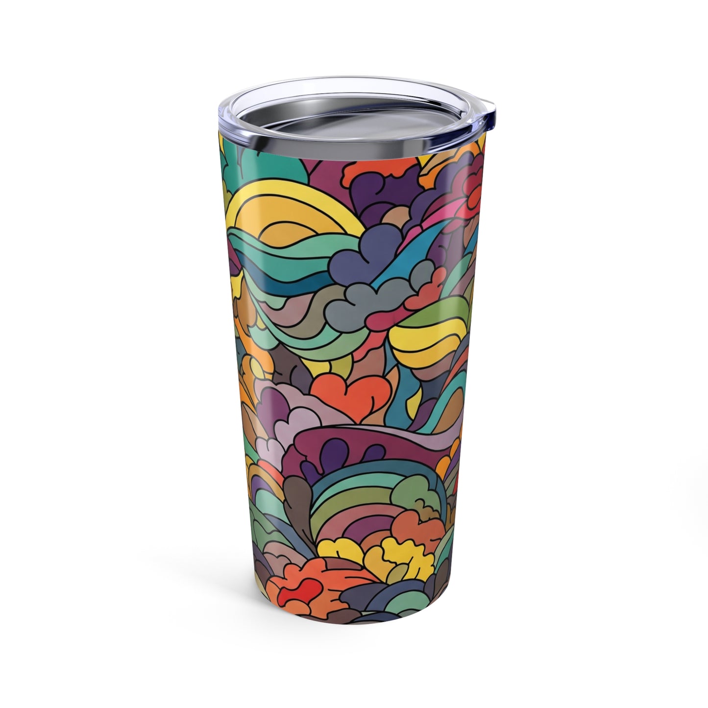 20oz Stainless Steel Tumbler With Double Wall Vacuum Insulation Spill Resistant Travel Mug For Hot And Cold