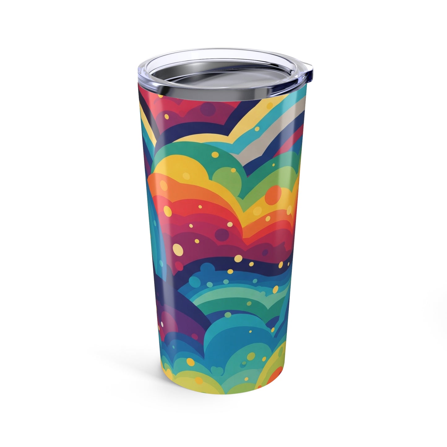 20oz Stainless Steel Tumbler With Vibrant Printed Artwork Vacuum Insulated Double Wall Leak Proof Hot Cold Travel