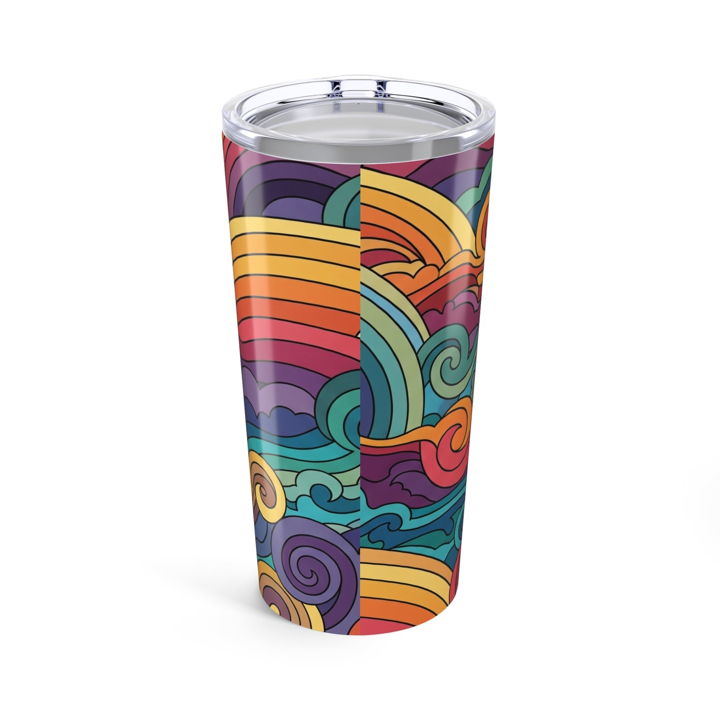 20 Oz Stainless Steel Tumbler With Double Wall Vacuum Insulation And Lid For Hot Or Cold Drinks Dishwasher Safe