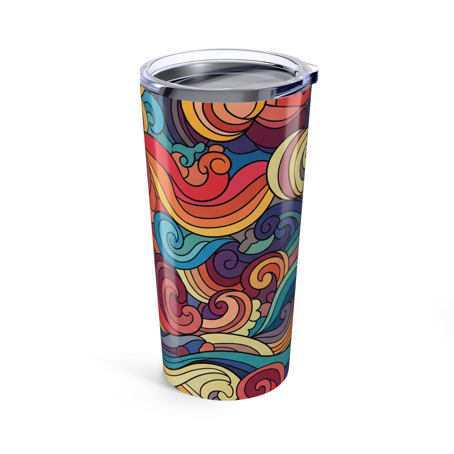 20oz Stainless Steel Tumbler With Double Wall Vacuum Insulation Spill Resistant Thermal Travel Mug For Daily Use