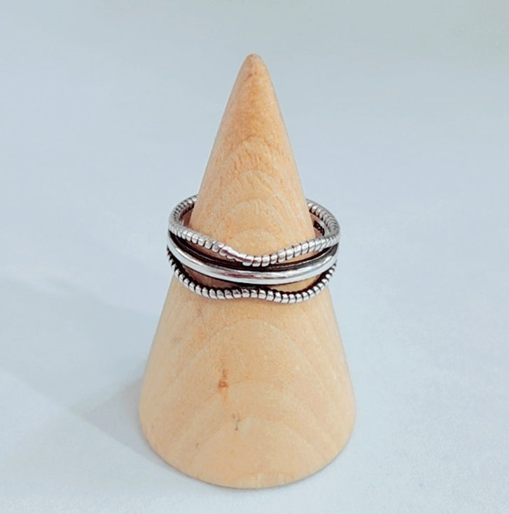 Copper Wave Ring Elegant Design For Women And Girls Perfect Gift For Her Jewelry Ring For Daily Wear And Shine