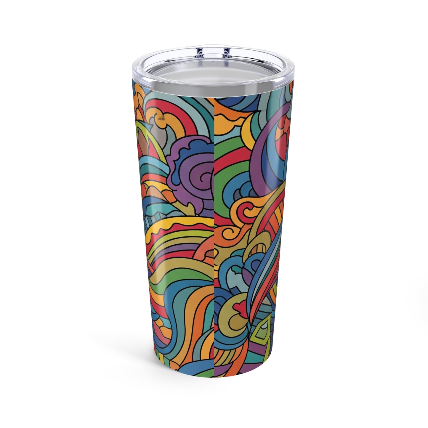 20 Ounce Insulated Travel Mug Stainless Steel Double Wall Vacuum Insulated Tumbler with Printed Design Dishwasher