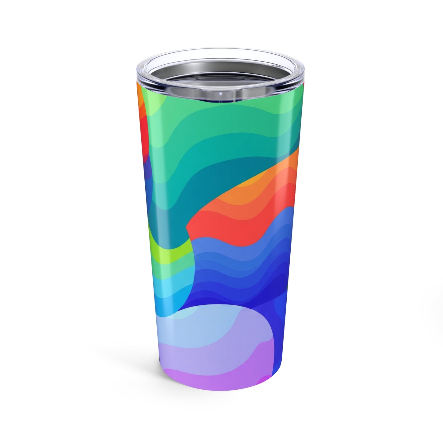 20oz Stainless Steel Tumbler Double Wall Vacuum Insulated Leakproof Durable Printed Hot Cold Travel Mug With Lid