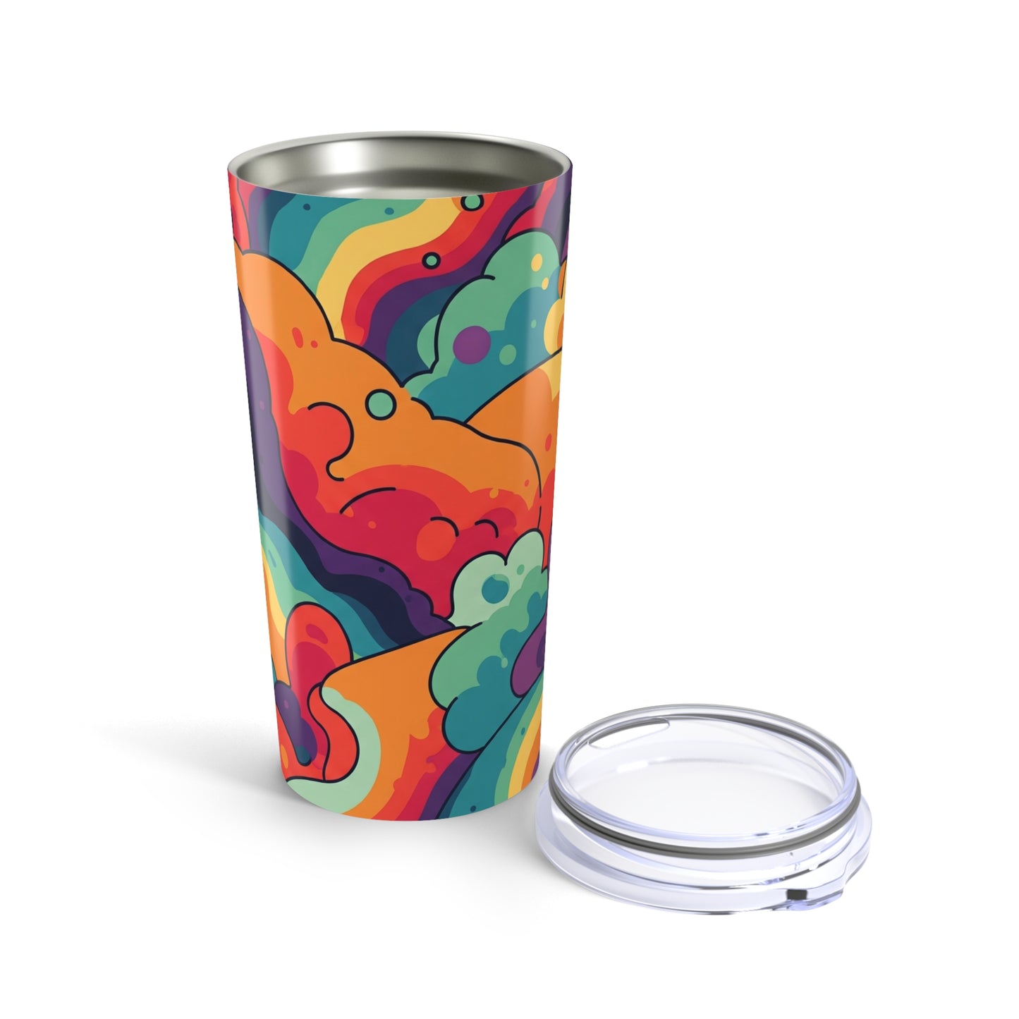 20oz Stainless Steel Insulated Tumbler With Double Wall Vacuum Seal And Leak Proof Design For Hot Or Cold Beverages