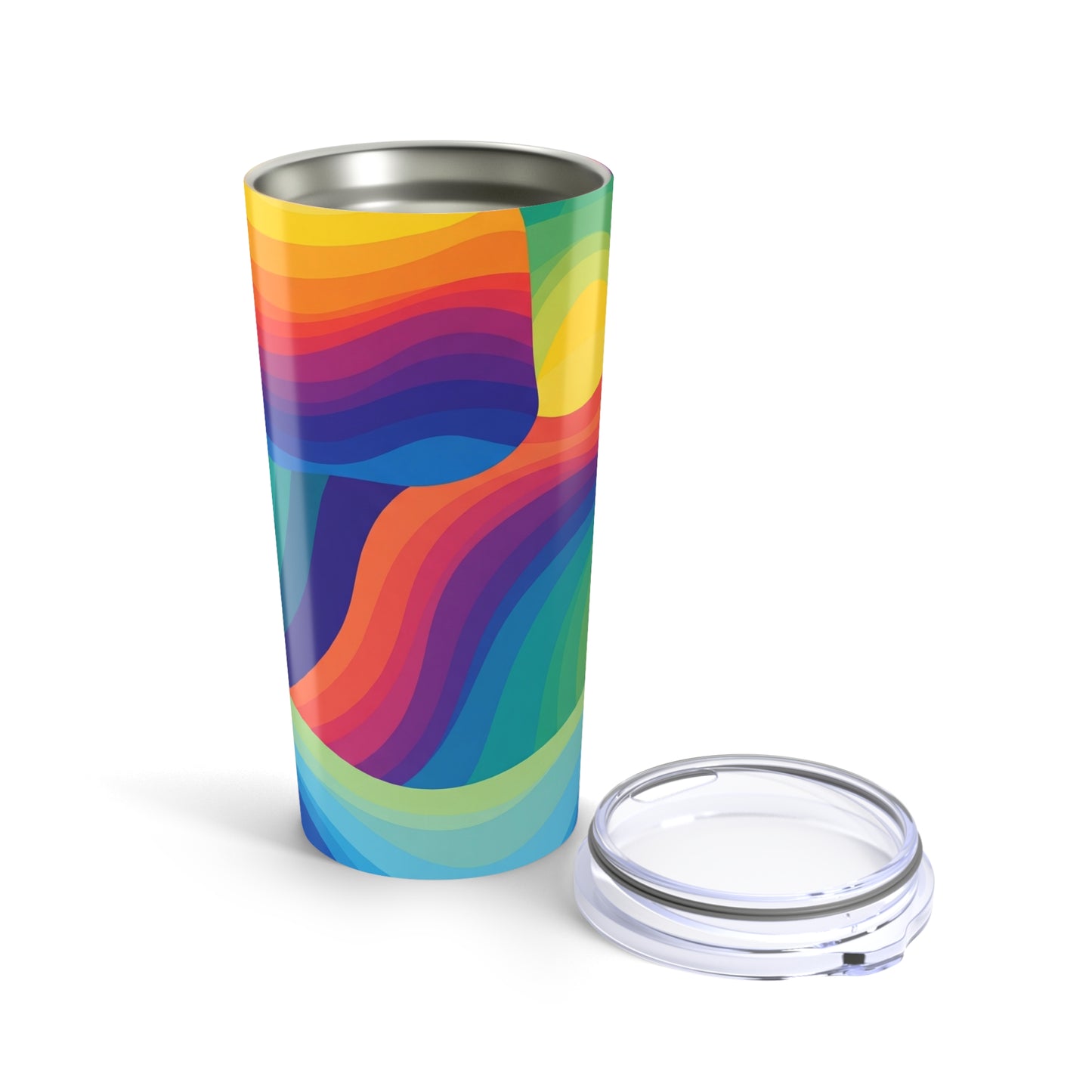 20 Oz Stainless Steel Tumbler With Double Wall Vacuum Insulated Spill Resistant Travel Cup For Hot And Cold Drinks