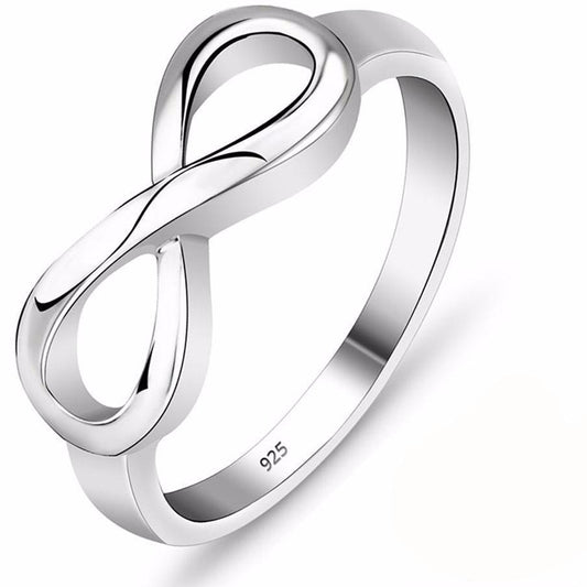 Elegant Alloy Silver Plated Ring For Women And Girls Lightweight Everyday Wear Jewelry Fashion Sizes US 5 6 7 8 9 10