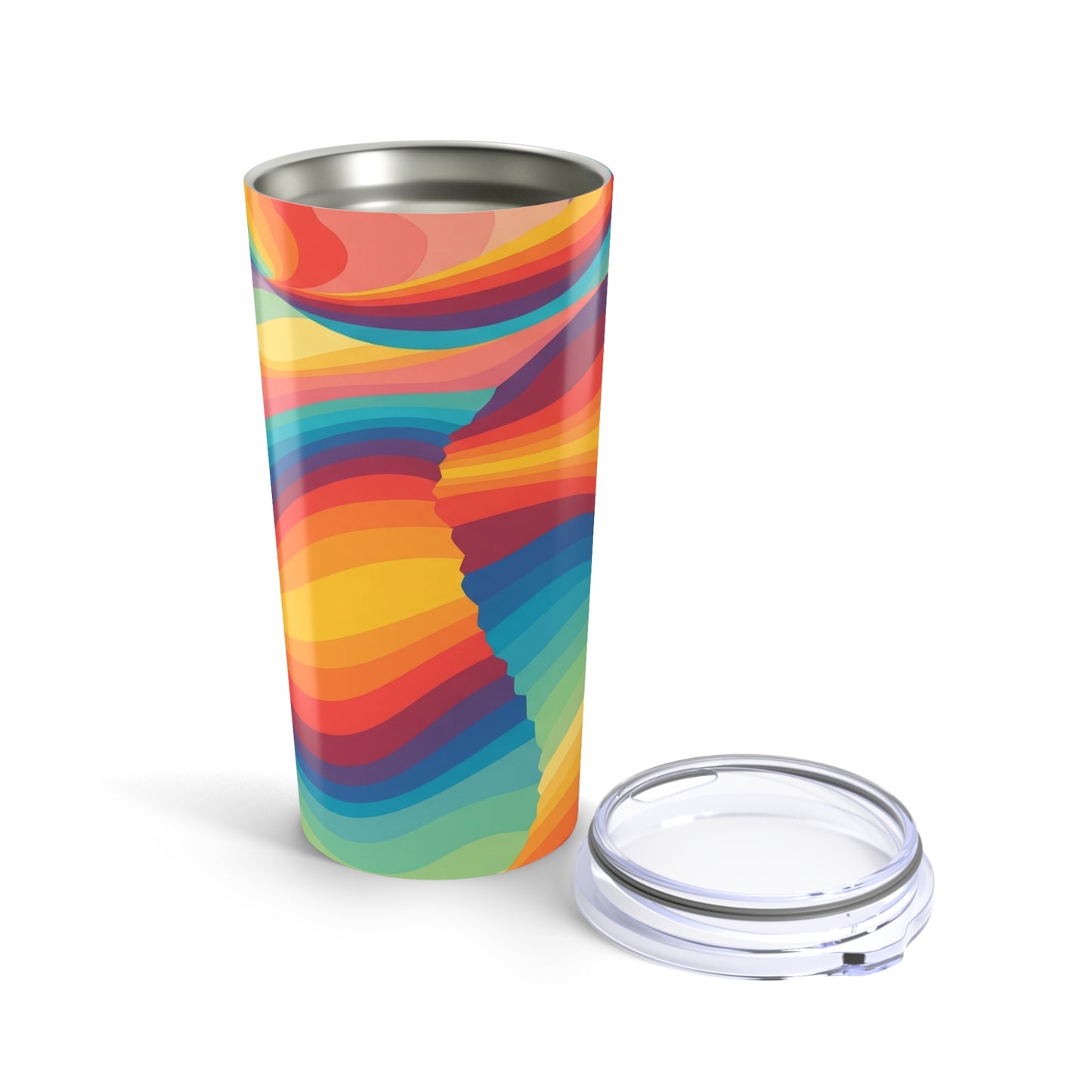 20 Ounce Vacuum Insulated Steel Tumbler With Leak Proof Lid Dishwasher Safe Durable Coffee Cup For Hot And Cold