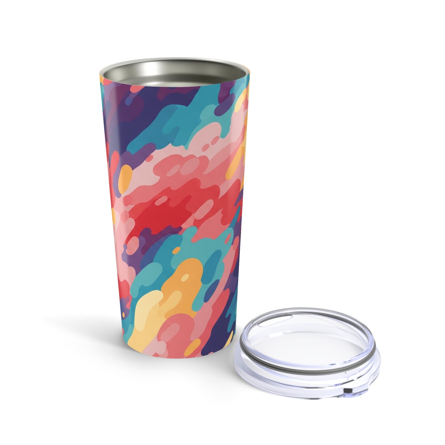 20oz Stainless Steel Tumbler With Double Wall Vacuum Insulation Spill Resistant Travel Mug For Hot Or Cold