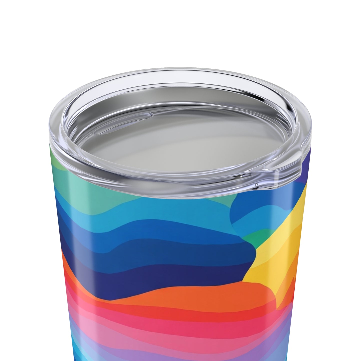 20 Oz Metal Travel Mug With Printed Design Vacuum Insulated Spill Resistant Lid BPA Free For Hot Or Cold Beverages