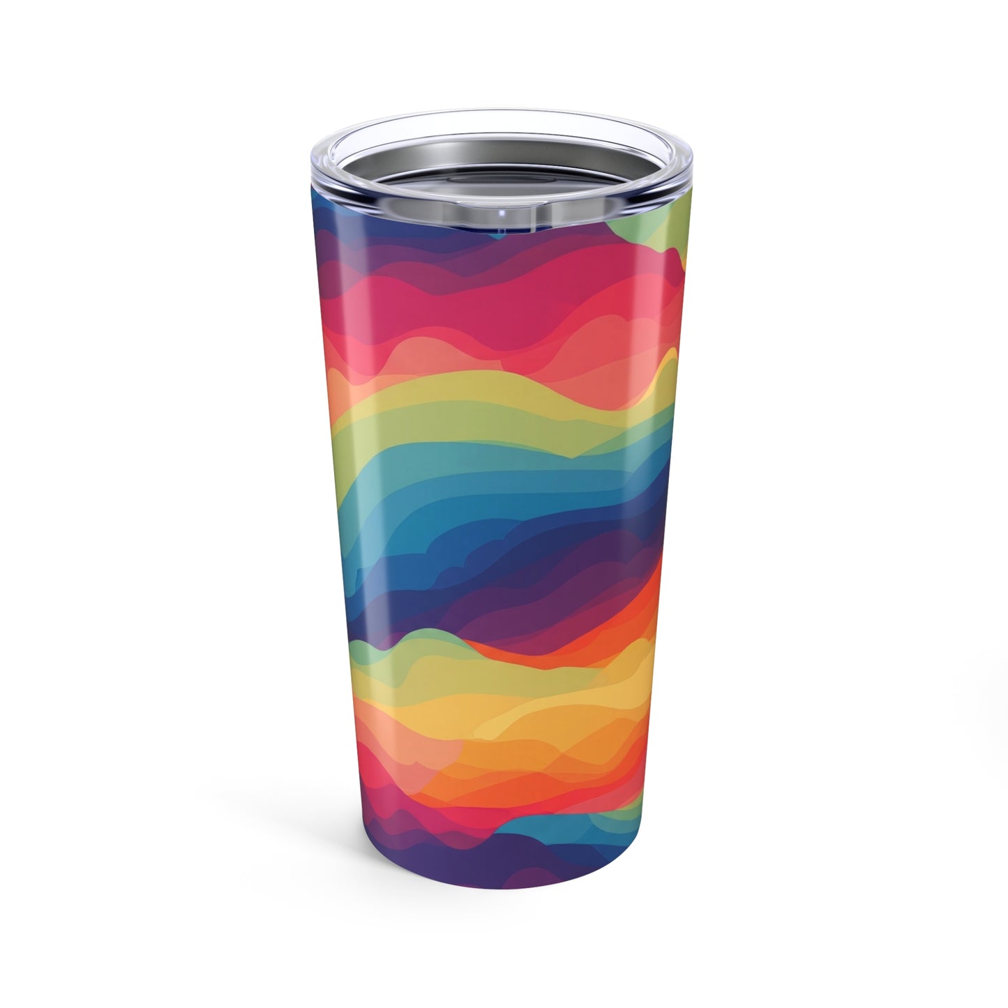20Oz Stainless Steel Travel Mug With Double Wall Insulation Keeps Drinks Hot Or Cold And Has A Printed Design